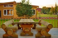 Загородный отель «Лесное озеро» Псковская область Lodge (Большой дом)