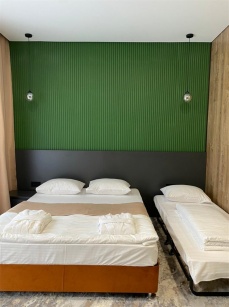 Отель «Dombay Winter Hall» Карачаево-Черкесская Республика Двухместный номер Комфорт, с 1 кроватью и дополнительной кроватью., фото 4_3