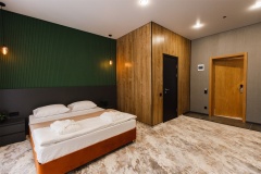 Отель «Dombay Winter Hall» Карачаево-Черкесская Республика Двухместный номер Комфорт, с 1 кроватью и дополнительной кроватью.