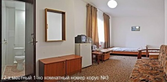  База отдыха "Торнадо" Краснодарский край 2-х местный 1-но комнатный номер Улучшенный (Корпус № 3), фото 3_2