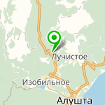 Карта село изобильное алушта