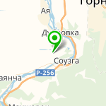 Соузга карта с улицами и